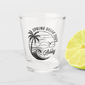 Custom Spring Break Girls Trip Niedlich Beach Fun Schnapsglas (Vorderseite)