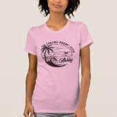 Custom Spring Break Girls Trip Niedlich Beach Fun T-Shirt (Vorderseite)
