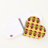 Custom Spring Butterfly Floral Gift  Notizblock (Innenseite)