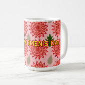 Custom Spring Flower Women's Day Pattern  Kaffeetasse (VorderseiteRechts)