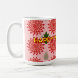 Custom Spring Flower Women's Day Pattern  Kaffeetasse