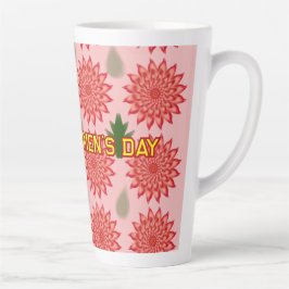 Custom Spring Flower Women's Day Pattern  Milchtasse
