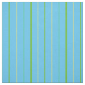 Custom Spring Green Strips auf Sky Blue Pattern Stoff (Muster)