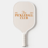 Custom Spritz und Niedliches Pickleball Club Paddl Schläger (Vorderseite)
