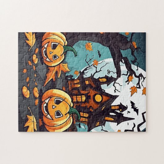 Custom Spuk House Halloween Puzzle (Horizontal)