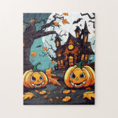 Custom Spuk House Halloween Puzzle (Vertikal)