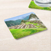 Custom Square Untersetzer Machu Picchu (angewinkelt)