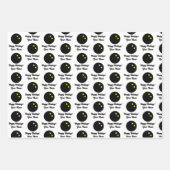 Custom Squash Kugel Weihnachtsverpackung Papierblä Geschenkpapier Set (Vorderseite)