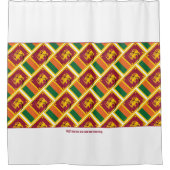 Custom SRI LANKA Duschvorhang (Vorderseite)