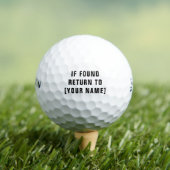 Custom Srixon Soft Feel Golf Balls - Personalisier Golfball (Insitu T-Shirt)