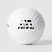 Custom Srixon Soft Feel Golf Balls - Personalisier Golfball (Vorderseite)
