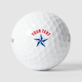 Custom Srixon Soft Feel Golfball mit Ihrem Namen (Vorderseite)