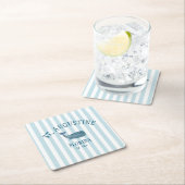 Custom St Augustine Florida Est Beach Whale Rechteckiger Pappuntersetzer (Vor Ort)