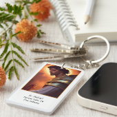 Custom St. Michael Military Gebet Schlüsselanhänger (Vorderseite rechts)