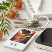 Custom St. Michael Protector der Firemen Gebet Schlüsselanhänger (Vorderseite rechts)