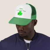Custom St. Patrick Day Green Hat mit Kleeblatt Truckerkappe (Beispiel)