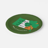 Custom ST PATRICK'S DAY Celebration Pappteller (Schrägansicht)