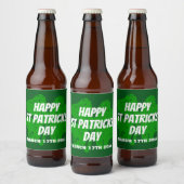 Custom St Patricks Day Party Flaschenmarken Bierflaschenetikett (Flaschen)