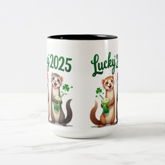 "Custom St. Patrick's Day Tasse - Feiern Sie mit z (Mittel)