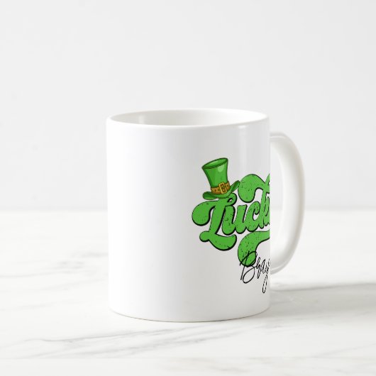 Custom St. Patrick's Day Tasse - Irish Coffee Cup (VorderseiteRechts)