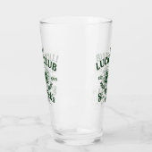 Custom St. Patrick's Day "The Lucky Club" Logo Glas (Links)