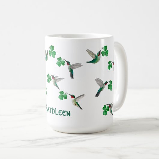 Custom St. Patrick's Kaffeetasse (VorderseiteRechts)