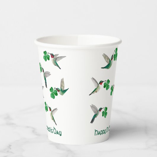 Custom St. Patrick's Pappbecher (Links)