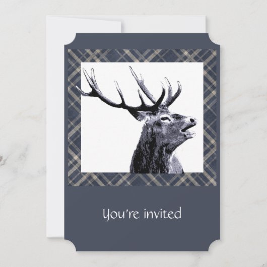 Custom Stag Bachelor Party Einladung (Vorderseite)