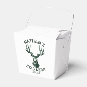 Custom Stag Night Antlers Geschenkschachtel