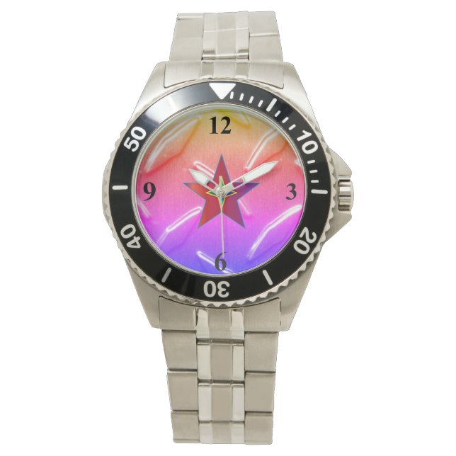 Custom Stainless Steel Armbanduhr (Vorderseite)
