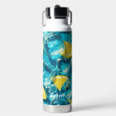 Custom Stainless Steel Water Bottle Ice Lemon  Trinkflasche (Vorderseite)