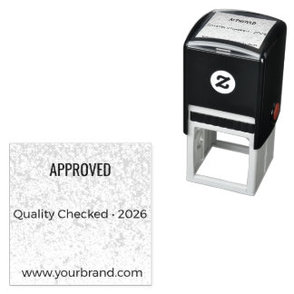 Custom Stamp Self Inking Approved Branding Tool Permastempel