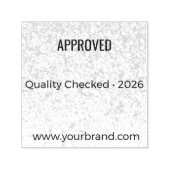 Custom Stamp Self Inking Approved Branding Tool Permastempel (Design)