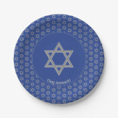 Custom STAR OF DAVID Pappteller (Vorderseite)