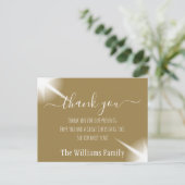 Custom Star Weihnachtsfeiertage Danke Postcard Postkarte (Stehend Vorderseite)