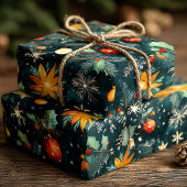 Custom Starry Weihnachtsschmuck Geschenkpapier