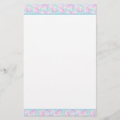 Custom Stationery, Notepaper Rose und Schmetterlin Briefpapier (Vorderseite)
