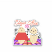 Custom-Stayin'Alive-Scoby-SNF-Vinyl Sticker (Vorderseite)