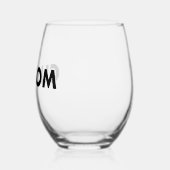 Custom Stemless Wine Glass Blank Template - 16oz Weinglas Ohne Stiel (Links)