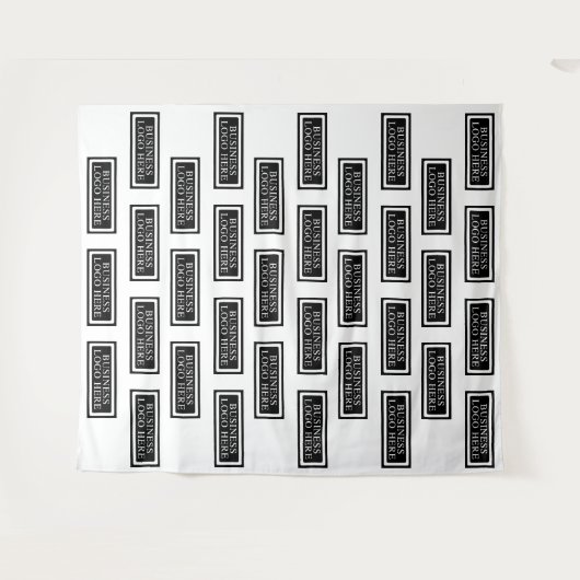 Custom Step and Repeat Fabric Backdrop Wandteppich (Vorderseite (Horizontal))