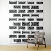 Custom Step and Repeat Fabric Backdrop Wandteppich (Beispiel)