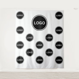 Custom Step and Repeat Logo Wall Photo Backdrop Wandteppich