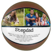 Custom Stepdad Definition Foto Basketball (Vorderseite)