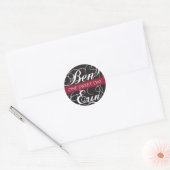 Custom Sticker for Ben & Erin (Heart2) (Umschlag)