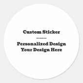 Custom Sticker – Personalized Design (Vorderseite)