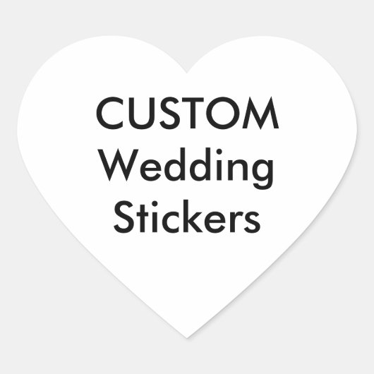 Custom Stickers HEART GLOSSY (20 pk.) (Vorderseite)