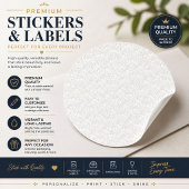 Custom Stickers & Labels | Logo. Hochzeit. Kinder
