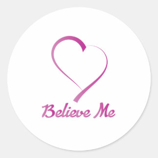 Custom Stickers & Labels Pink Schriftart