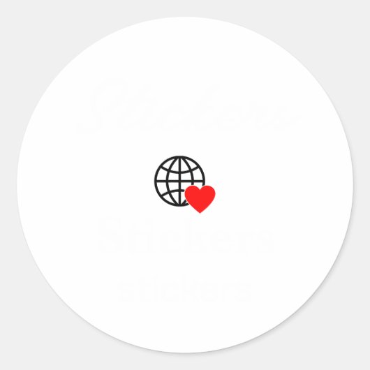 Custom Stickers | Logos, rund, Vintag und Text (Vorderseite)