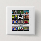 Custom stolzer Vater des Absolventen 11 Foto Colla Button (Vorderseite)